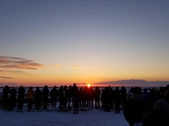 朝日や夕日が美しく人気