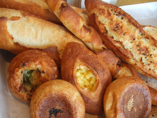 地元素材を使ったフランスパン