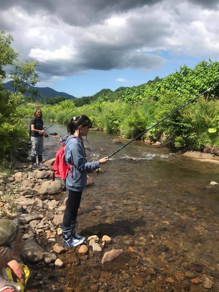せせらぎや鳥の声、風も心地いい