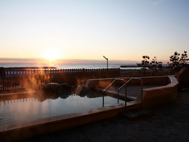 敷地内にみついし昆布温泉も！
