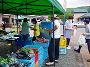 新鮮野菜がたくさん並ぶ！