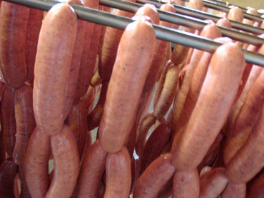 ジューシーなソーセージは絶品！