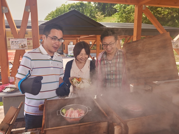 蒸し釜ですぐ味わえるのも魅力