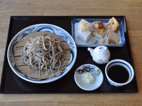 道産そば粉を使ったそばランチ