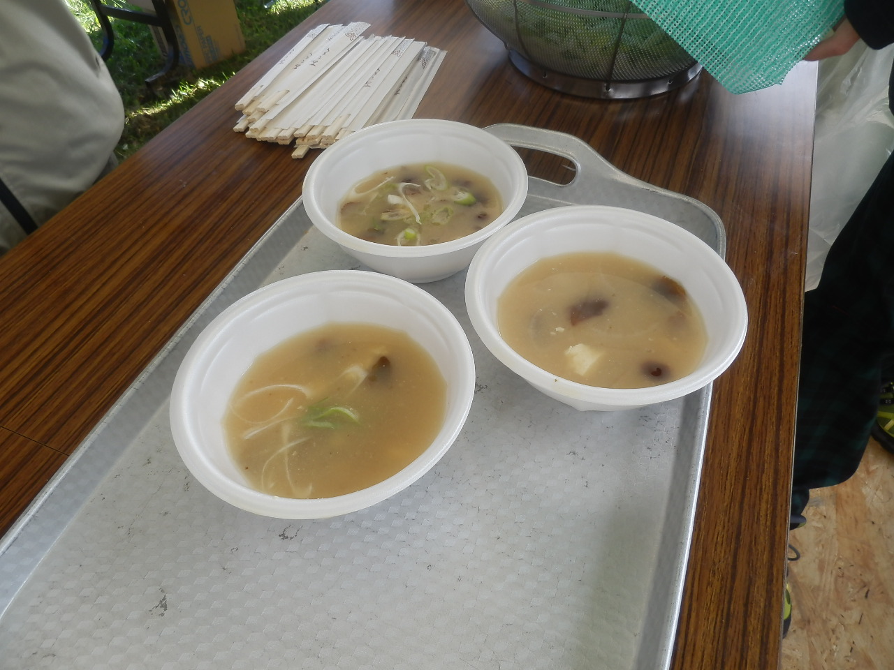 温まる原木なめこ汁