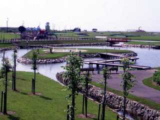 水と緑に親しめる憩いのスポット