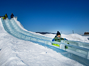 氷の滑り台で楽しく遊ぼう！