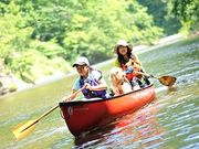 ペットも一緒にカヌーに乗れる