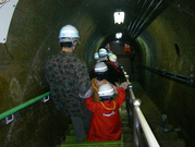 金山ダムではダム見学会もある