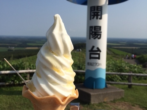 はちみつソフトクリームは格別!