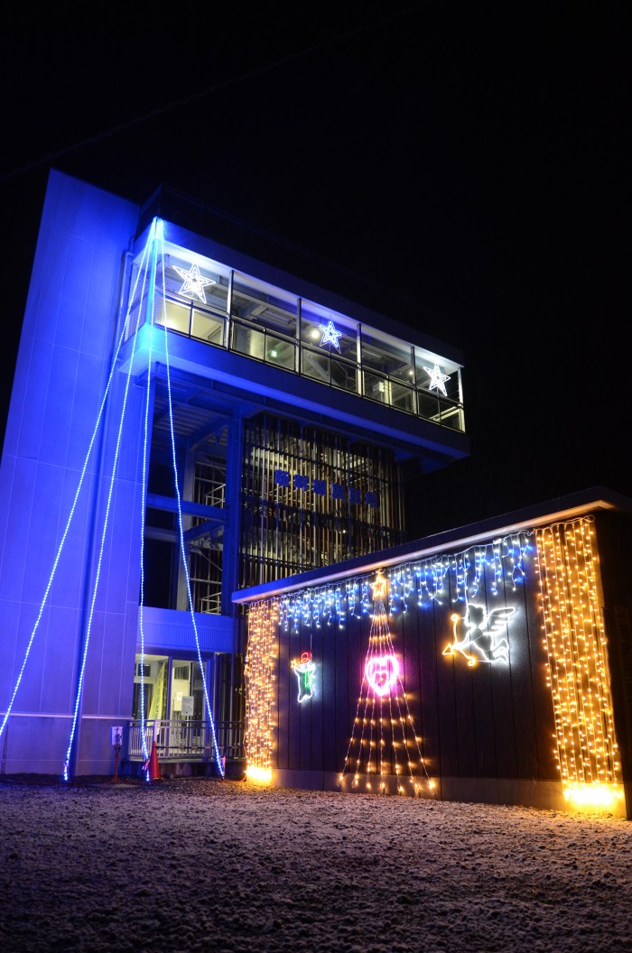 冬季限定でイルミネーション点灯