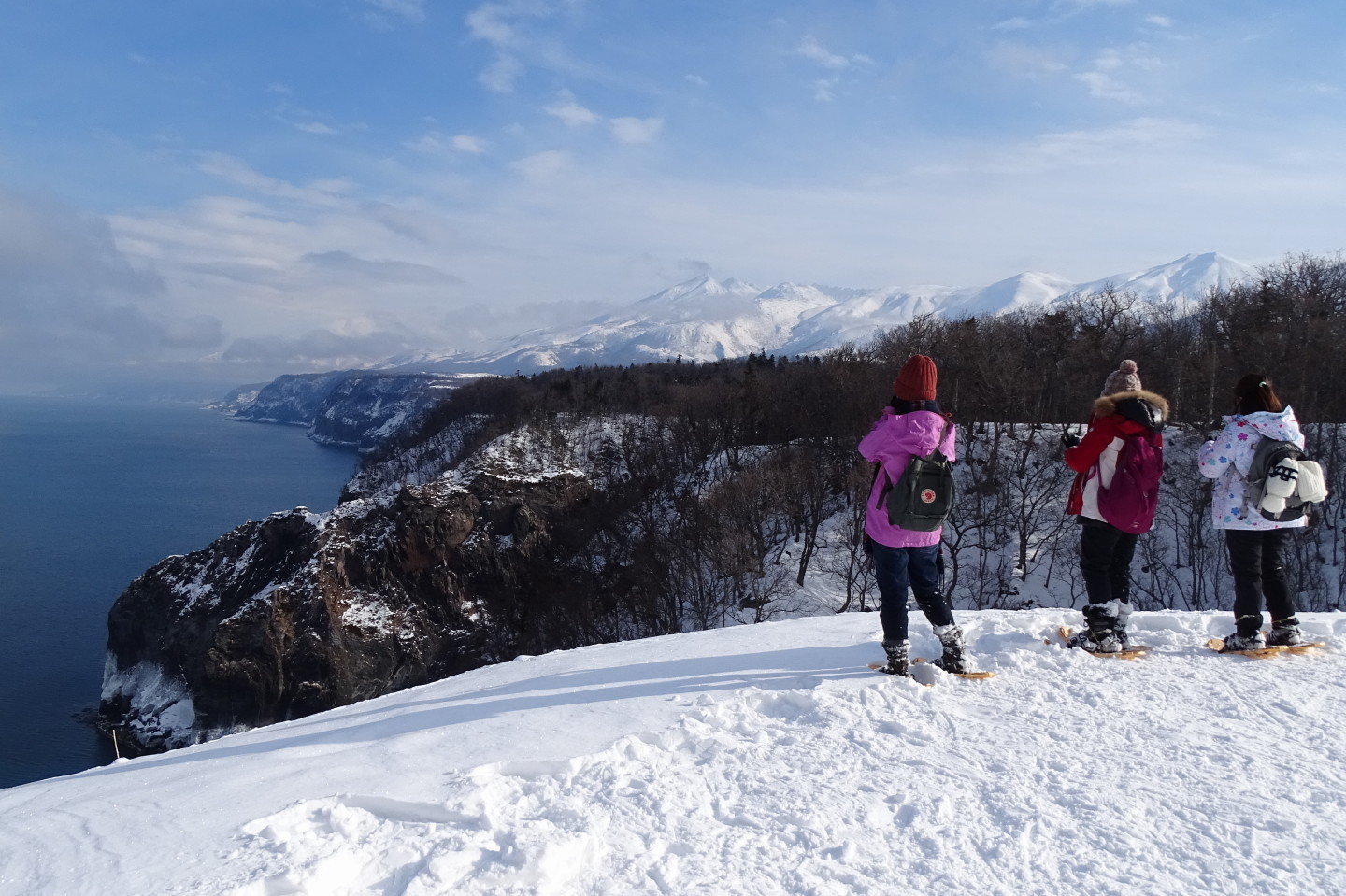 スノーシューは無料貸し出し