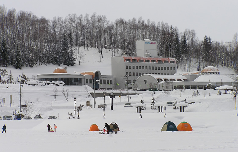 冬のワカサギ釣り