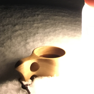 淹れたてコーヒーと共に夜景観賞
